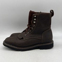 Cody James C8MR2 Mens Brown Lace Up Soft Toe Waterproof Work Boot Size 12D - £79.91 GBP