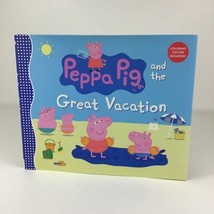 Peppa Pig And The Great Vacation Hardcover Book Coloring Poster Family 2014 - $16.78