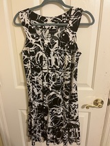 Enfocus Studio Black and White Sleeveless Dress, Sz 8 - $13.00