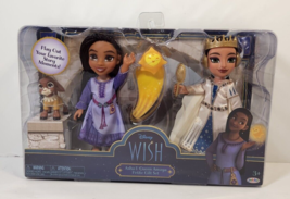 Disney Wish Asha Queen Amaya Petite Doll Set Valentino Goat Star New Sealed - £22.05 GBP