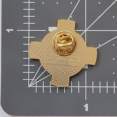 Santa Fe Southern Railway Pin New Mexico Zia Sun Symbo Transportation Souvenir Item image 3