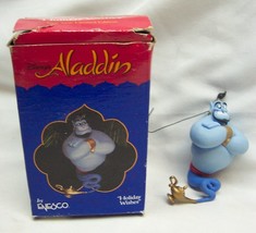 Vintage Walt Disney Aladdin Genie Holiday Wishes Christmas Tree Ornament 1990&#39;s - £14.60 GBP