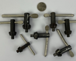 LOT OF 7 ASSORTED JACOBS Micro DRILL CHUCK KEYS -  LOOK - £15.52 GBP