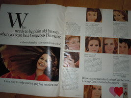 Loving Care by Clairol 2 Page Print Magazine Ad 1969   - $9.99