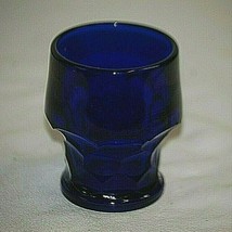 Georgian Cobalt Blue Viking 3-1/4&quot; Flat Juice Glass Vintage Elegant Glassware - £11.67 GBP