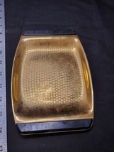 Ikora Tray 24kt Gold Plated MCM Germany 1950s Serving Jewelry Holder WOT - $19.94