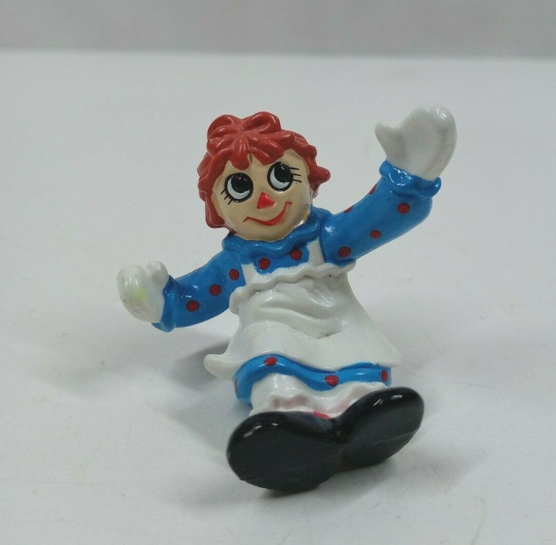 Vintage 1988 MacMillian Raggedy Ann 1.75&quot; Collectible Figure - $2.90