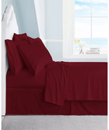 MSRP $30 Swifthome Ultrasoft 1800-Collection Twin 4-Piece Sheet Set Burg... - $18.37 CAD