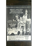 Vintage 1981 Disneyland&#39;s 25th Anniversary Danny Kaye Original TV  Ad 721 - £7.46 GBP