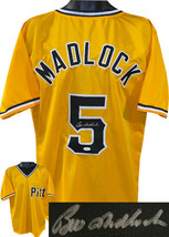 Bill Madlock signed Pittsburgh Yellow TB Custom Stitched Baseball Jersey XL- JSA - £69.95 GBP