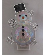 Bath &amp; Body Works Wallflower Light Up Scent Control Plug IRIDESCENT SNOWMAN - $40.99