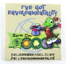 WDW Disney Earth Day 2000 Jiminy Cricket Pin Back - $4.79