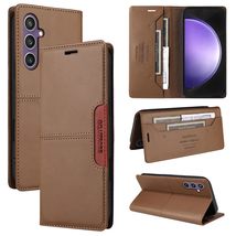 for Samsung Galaxy Note 20 (Color: Brown) Premium Leather Wallet with Ma... - $971.46 MXN