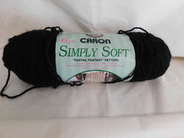 Caron Simply Soft Black 9727 No Die Lot 6 oz - £3.13 GBP
