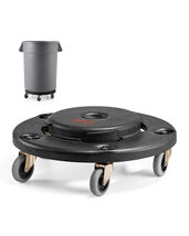 VEVOR Trash Can Dolly, Fit 20, 32, 44, 55 Gallon Containers, 500lbs Weight - $32.90