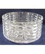 Signed Waterford Crystal Round Bowl- Bow Tie Design # 21801 - $88.11
