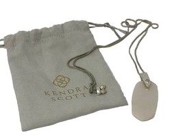 Kendra Scott Inez Mother-Of-Pearl Pendant Silvertone Necklace - $23.74