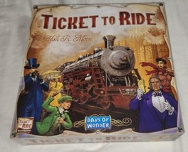 Alan Moon Ticket to Ride Board Game Days of Wonder Cross Country Train Adventure - £20.45 GBP