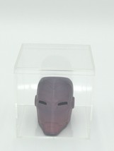 Iron Man Helmet Miniature Collectible W/Display Case Rainbow 3&quot; 3d printed - £22.85 GBP