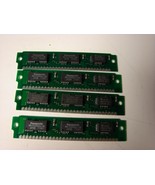 Panasonic and TI 80ns 30 pin simm memory 4-256kb modules 1mb total made ... - £8.56 GBP