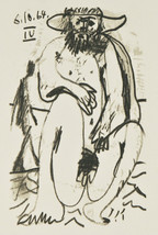 &quot;Le Gout du Bonheur-6.10.64.IV&quot; By Pablo Picasso Lithograph 12 3/4&quot;x10&quot; - £191.89 GBP