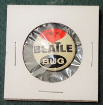 1964 vintage BEATLES &quot;I&#39;m a Beatle Bug&quot; PIN vend machine prize ROCK &amp; RO... - £37.58 GBP