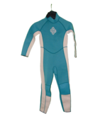 SEASKIN PINK BLUE Wetsuit 10 Youth Child Long Sleeve New - £24.63 GBP