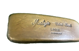 Matzie Velvet Touch LASER Brass Putter El Segundo Calif 35&quot; Steel Double Bend RH - £15.26 GBP