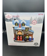 2022 Holiday Time GAS DEPOT CHRISTMAS VILLAGE HOUSE Lights Up NEW IN BOX - £19.41 GBP