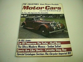 Motor Cars Illustrated Magazine May 1964 First Issue Mercedes Corvette Sting Ray - £12.13 GBP