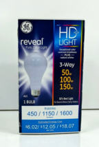 GE Lighting 97785 50/100/150-Watt A21 3-Way Reveal Light Bulb - £7.51 GBP