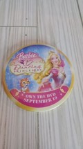 Barbie 12 Dancing Princesses Promtional Pin 3 Inches - $2.96