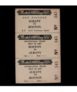 Vtg Boston &amp; Albany Railroad Centennial Train Ticket May 20 1967 Rare Ep... - $9.99