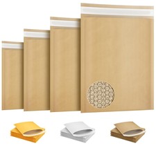 Natural Kraft Bubble Mailer Envelopes, 12.5 x 18 Inches. 500 Pack Mail Padded... - $667.08