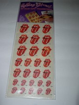 Rolling Stones Rub Off Transfers Vintage 1983 Tongue Logo Sealed Mint - £19.58 GBP