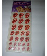 Rolling Stones Rub Off Transfers Vintage 1983 Tongue Logo Sealed Mint - €21,45 EUR
