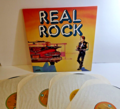 Real Rock 4 LP Set Vinyl LP Record Album Doo Wop Rockabilly Rock &amp; Roll R&amp;B Hits - $42.75