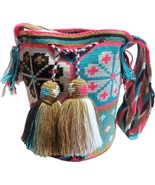 Handmade Wayuu Crochet Tote Bag, Woven Mochila, Colombian Tribal Bag, Be... - $1,791.96 MXN
