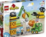 LEGO DUPLO Town Construction Site (10990) 61 Pieces NEW Sealed (Damaged ... - £54.50 GBP