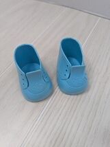 Cabbage Patch Kids CPK Blue Shoes Missing Laces Doll Shoes Sneakers Vintage - $9.89