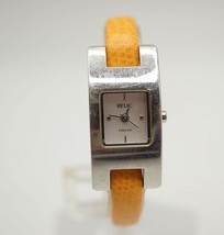 Relic Watch Ladies Quartz Analog New Battery Orange Leather Band - £15.63 GBP