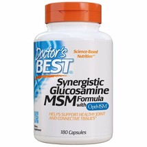 Doctor&#39;s Best Synergistic Glucosamine MSM with OptiMSM, Non-GMO, Gluten Free,... - £16.02 GBP