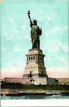 Vtg Cartolina Circa 1908 Statua Della Libertà New York - Non Usato - Hugh - £4.80 GBP