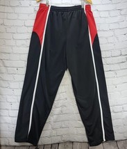 Cascade Sport Track Pants Mens XXL Black Red Sweats Warm-Ups Drawstring ... - £9.05 GBP