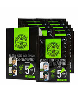 New Men&#39;s Master BLACK Hair Coloring Shampoo Cover 25ml Sachet Result in... - $6.44 CAD
