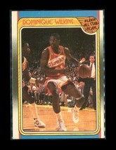 Vintage 1988 Fleer All Star Basketball Card #125 Dominique Wilkins Atlanta Hawks - £3.94 GBP