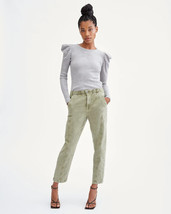 7 for All Mankind Women&#39;s Slim Jogger in Military Green-Size 34 - £89.30 GBP