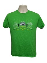 NYRR New York Road Runners Mighty Milers Run for Life Adult Small Green TShirt - £11.68 GBP