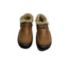 Jambu Womens Size 10 M Slip On Flat Clogs Mules Leather Fur Lined Shoes ... - £19.75 GBP