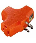 Electroniks 3 Grounding Outlet Plug Adapter Heavy-Duty Grounded Power Ta... - €5,08 EUR